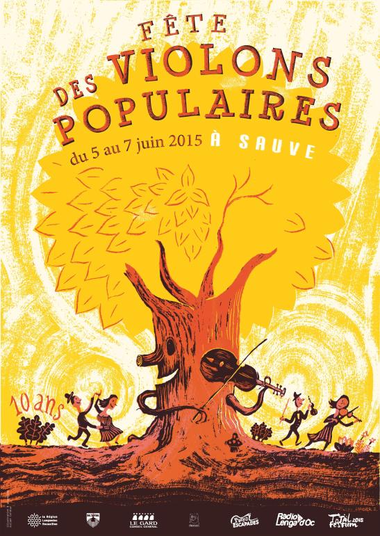 AFFICHE FETES DES VIOLONS 2015